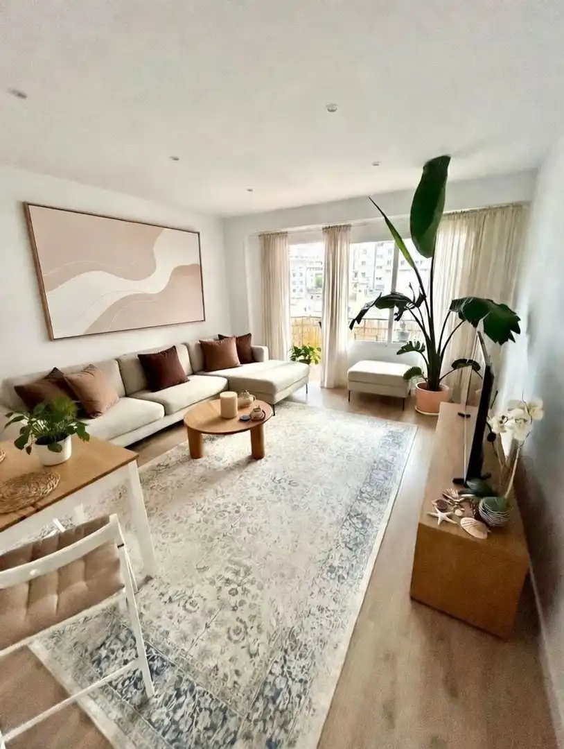 Sala d'estar de Pis en venda en  Palma de Mallorca amb Aire condicionat, Calefacció i Parquet