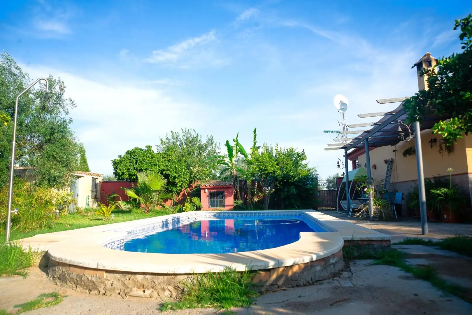Piscina de Casa o chalet en venta en Pilas con Jardín privado y Piscina
