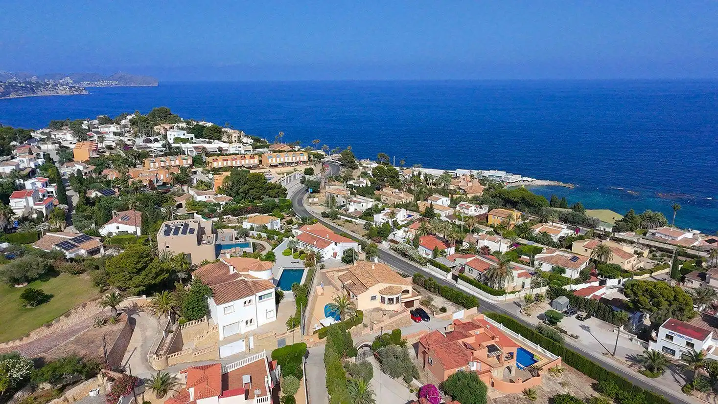 Exterior view of Houses for sale in Calpe / Calp  with Private garden, Storage room and Swimming Pool