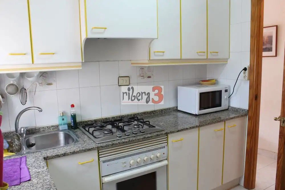 Küche von Wohnung zum Verkauf in San Javier mit Klimaanlage, Terrasse und Balkon