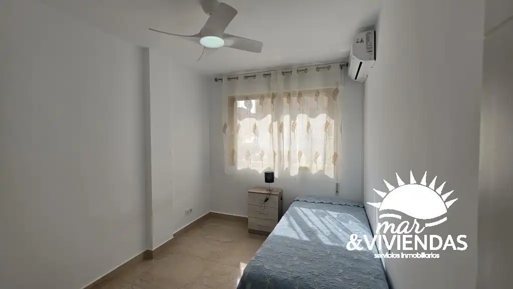 Bedroom of Flat for sale in Garrucha  with Air Conditioner, Heating and Terrace