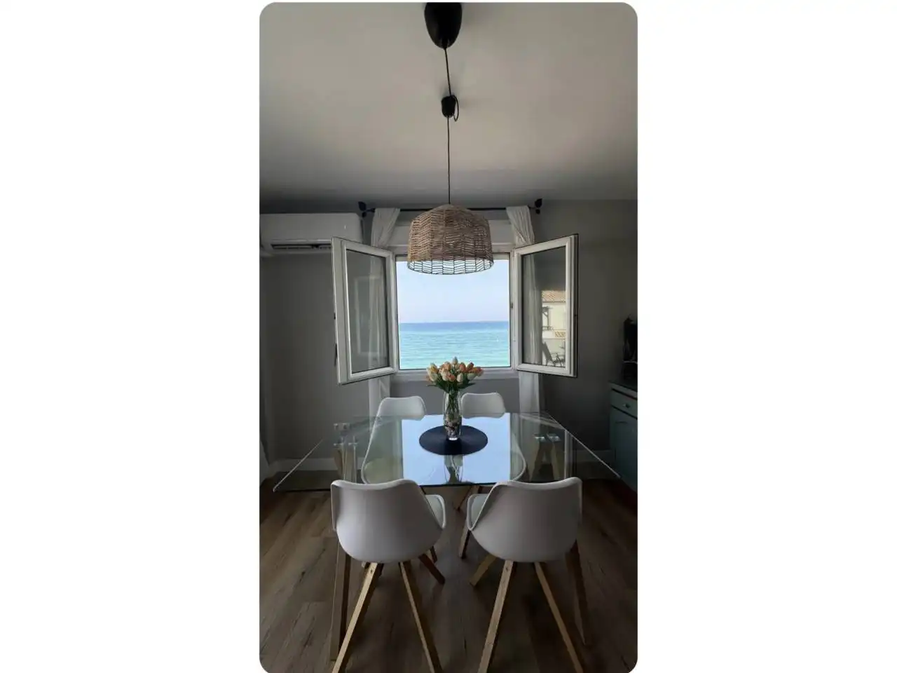 Dining room of Flat for rent in Roquetas de Mar  with Air Conditioner, Terrace and Furnished