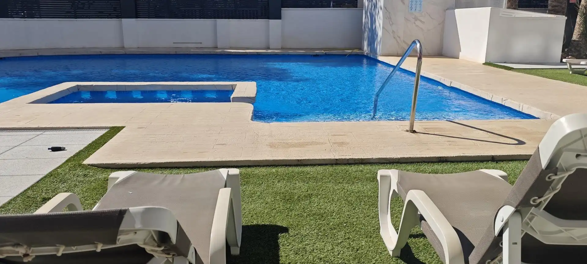 Swimming pool of Apartments for sale in Alicante / Alacant  with Air Conditioner, Private garden and Storage room