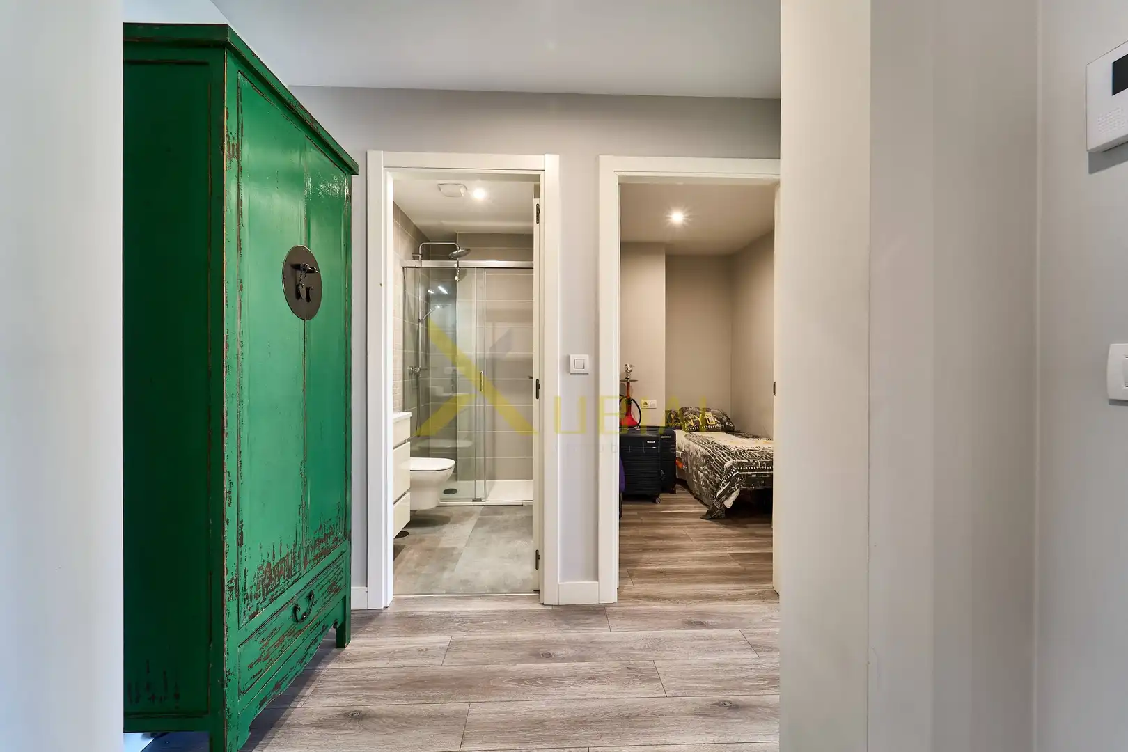 Bedroom of Flat for sale in A Coruña Capital   with Storage room, Furnished and Balcony