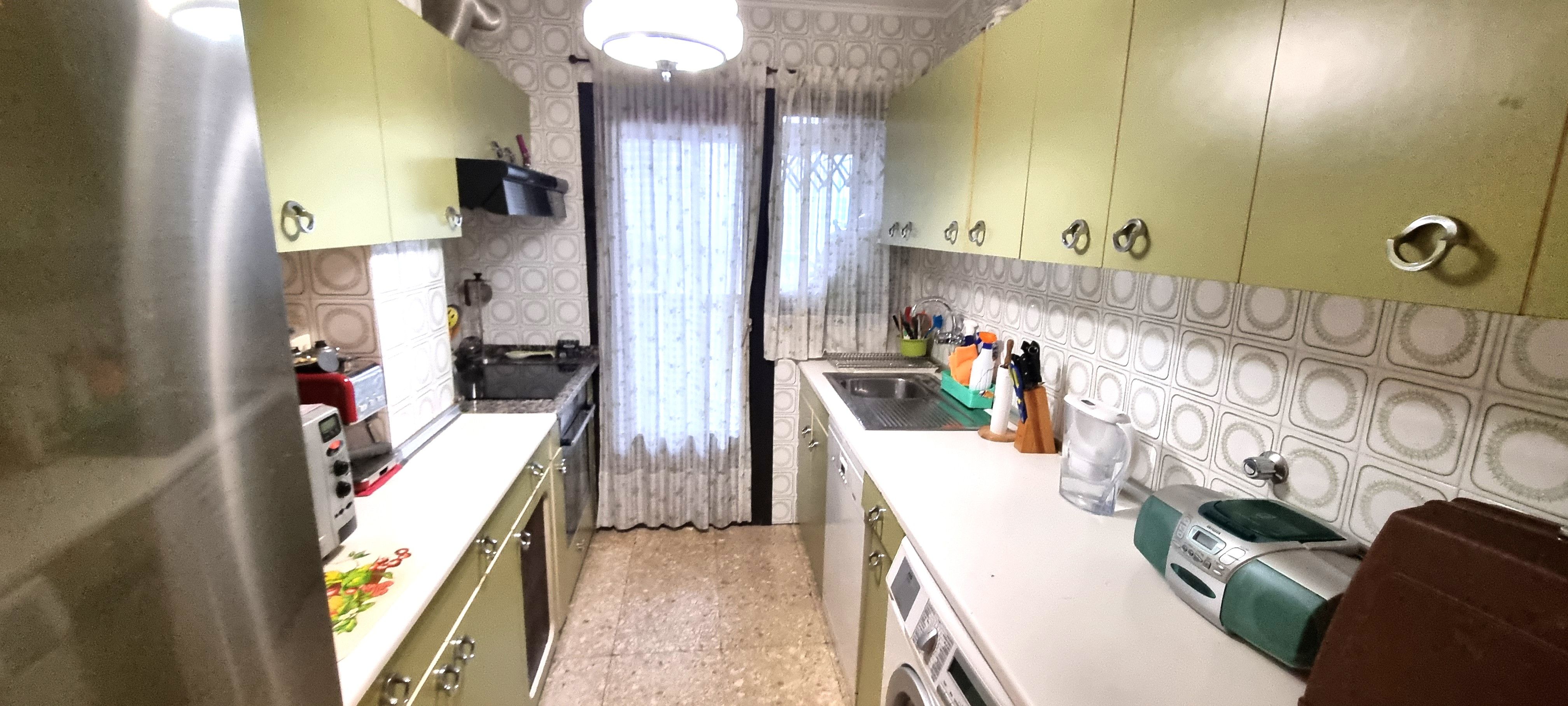 Kitchen of Flat for sale in Bilbao   with Heating, Terrace and Storage room