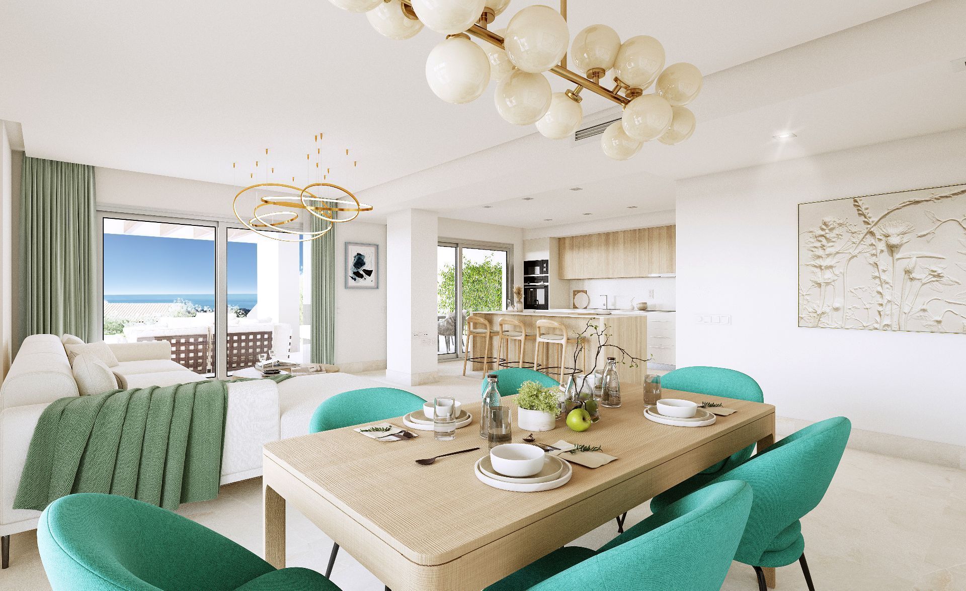 Dining room of Attic for sale in Benahavís  with Air Conditioner, Heating and Terrace