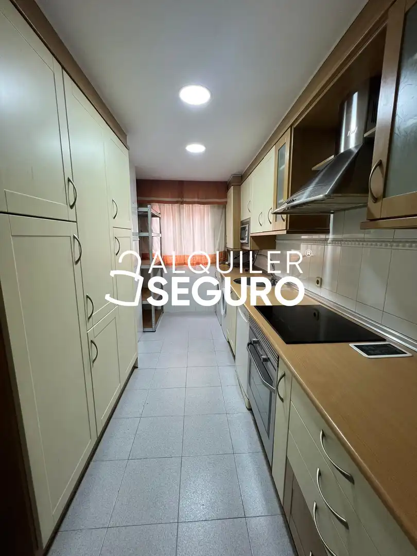 Kitchen of Flat for rent in Madrid  with Air Conditioner, Heating and Swimming Pool
