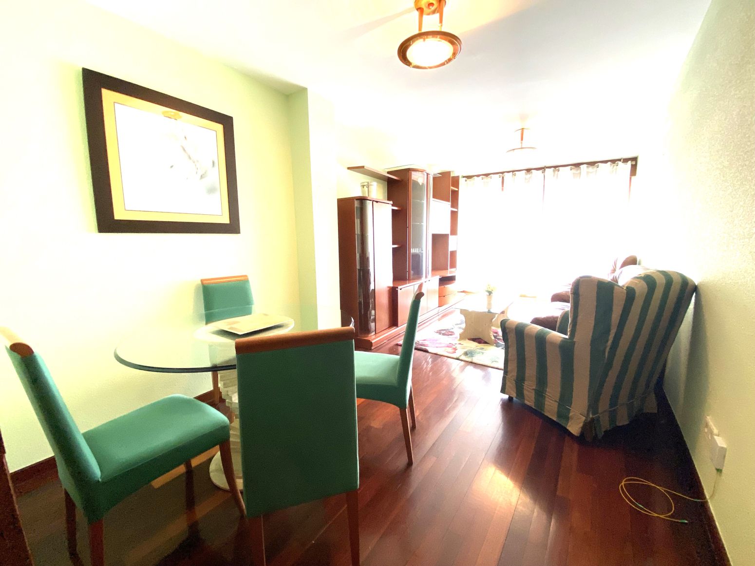 Living room of Flat to rent in Torrelavega   with Heating and Parquet flooring