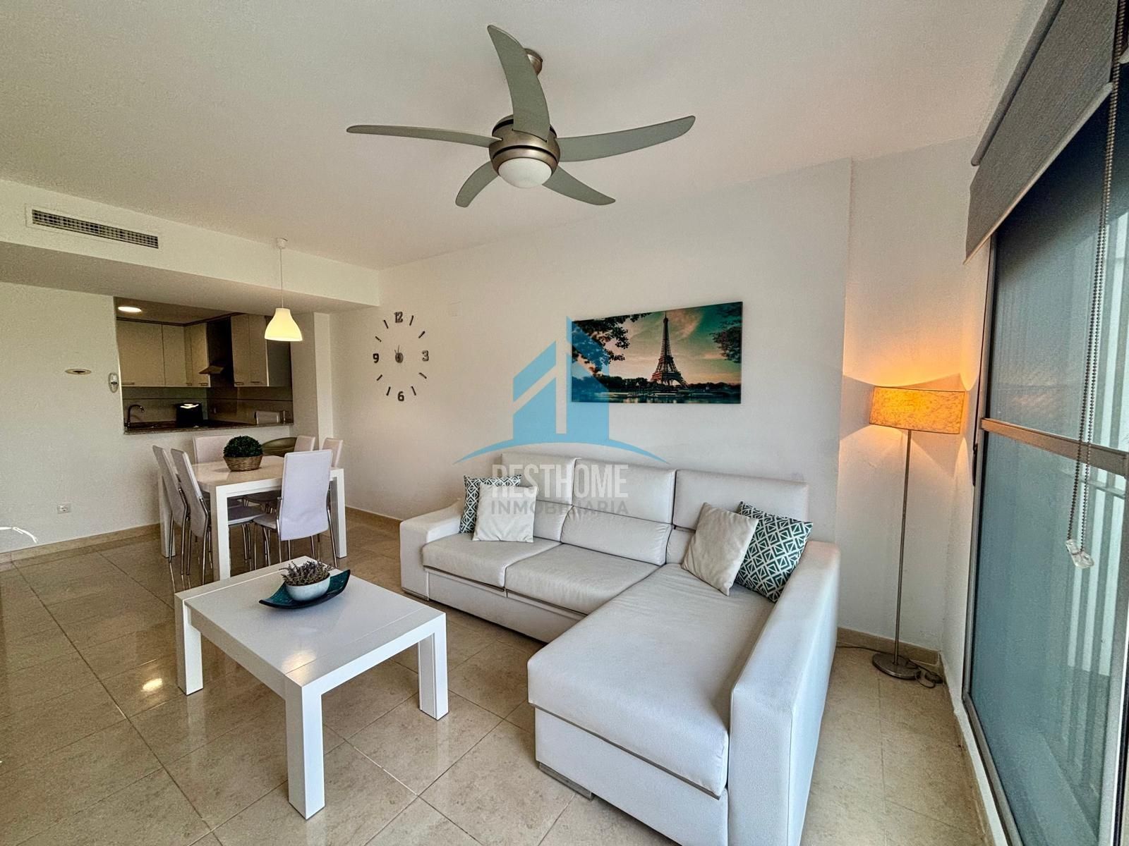 Sala d'estar de Dúplex en venda en Oliva amb Aire condicionat, Calefacció i Jardí privat