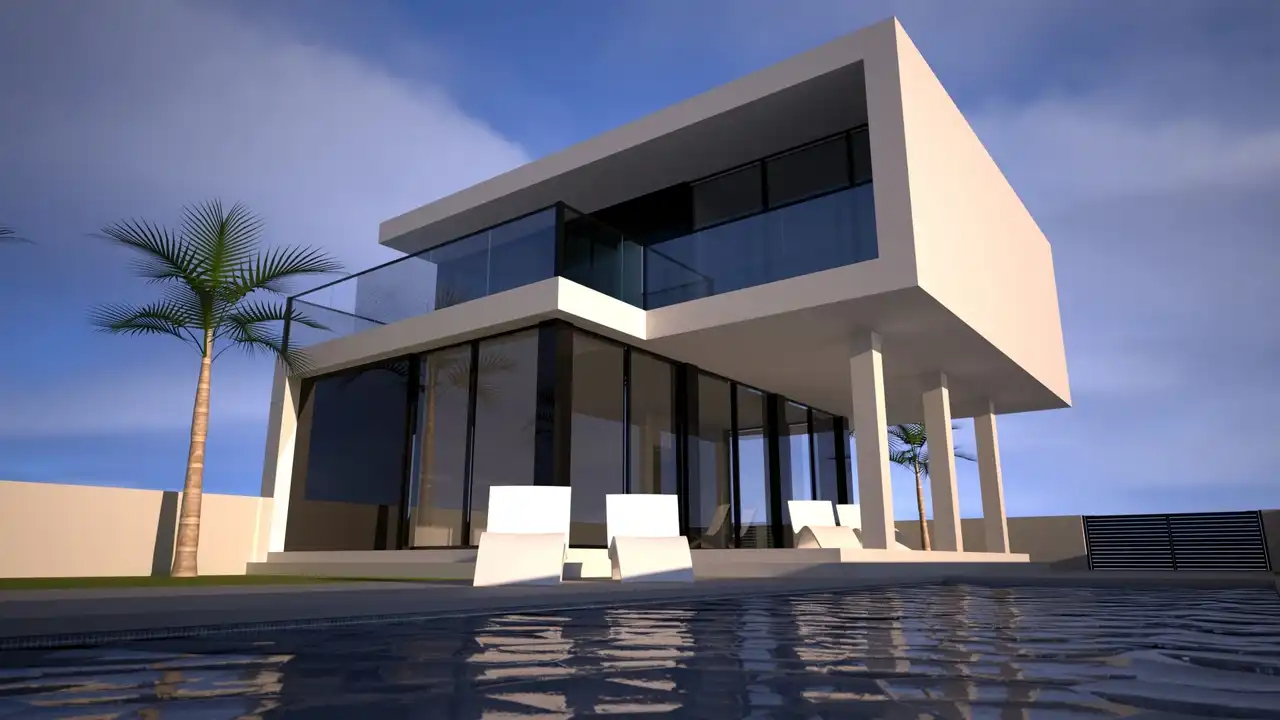Vista exterior de Casa o chalet en venta en La Romana con Piscina