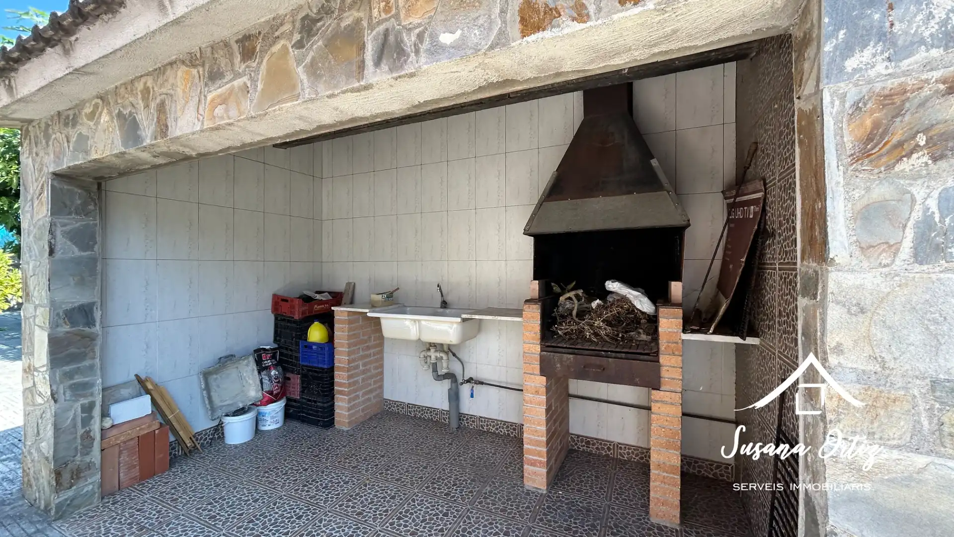 Cuina de Casa o xalet en venda en Masquefa amb Aire condicionat, Calefacció i Jardí privat