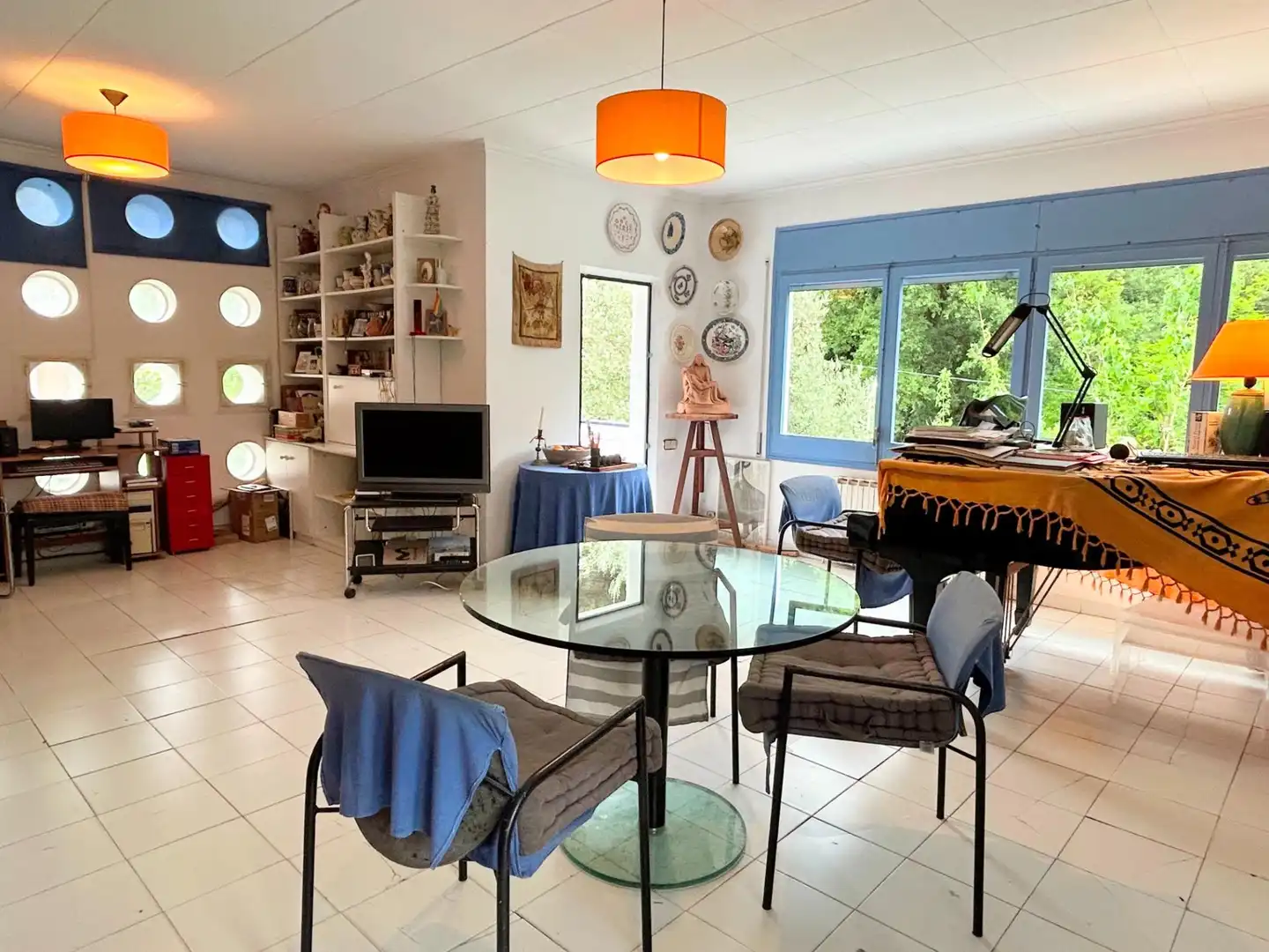 Sala de estar de Casa o chalet en venta en Caldes de Montbui con Calefacción, Jardín privado y Terraza