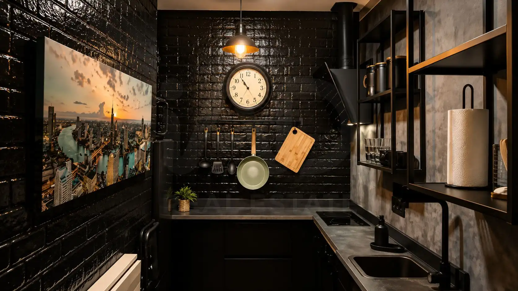 Kitchen of Lofts for sale in Madrid  with Air Conditioner
