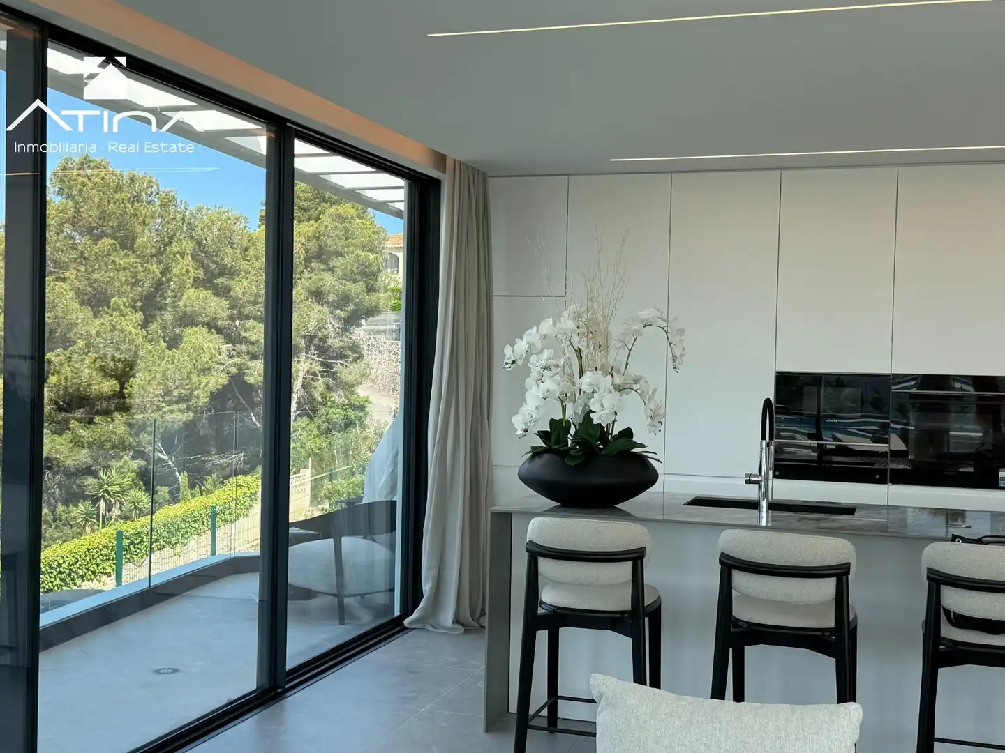 Dining room of Houses for sale in Jávea / Xàbia  with Air Conditioner, Private garden and Terrace