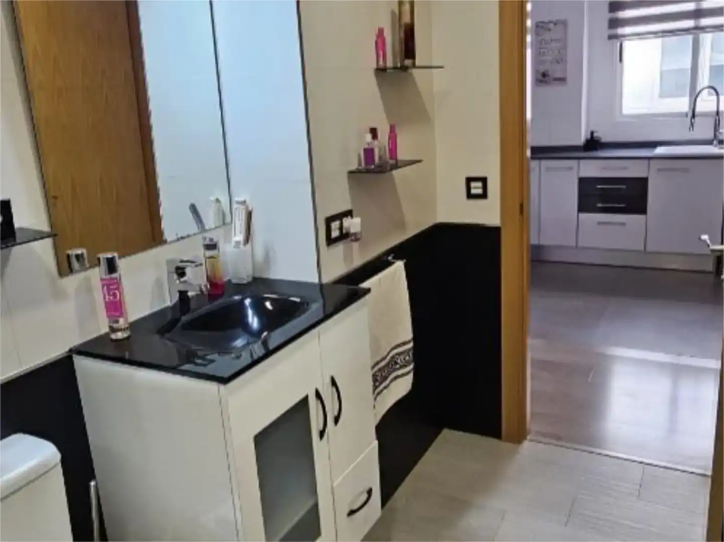 Badezimmer von Wohnung zum Verkauf in Peñíscola / Peníscola mit Klimaanlage und Balkon