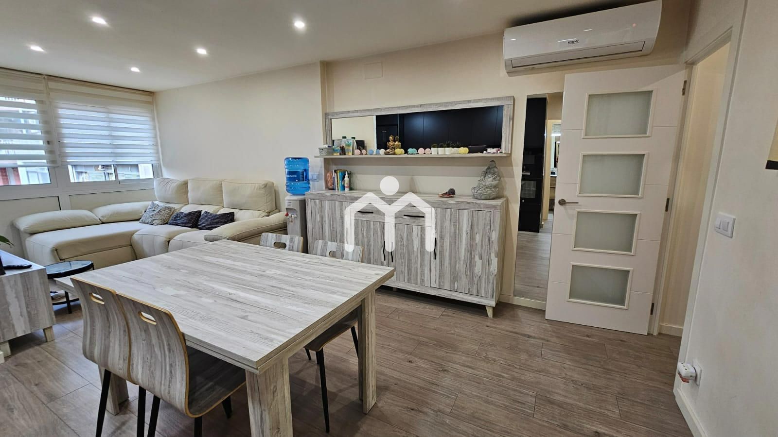 Sala de estar de Piso en venta en Badalona con Aire acondicionado, Calefacción y Terraza