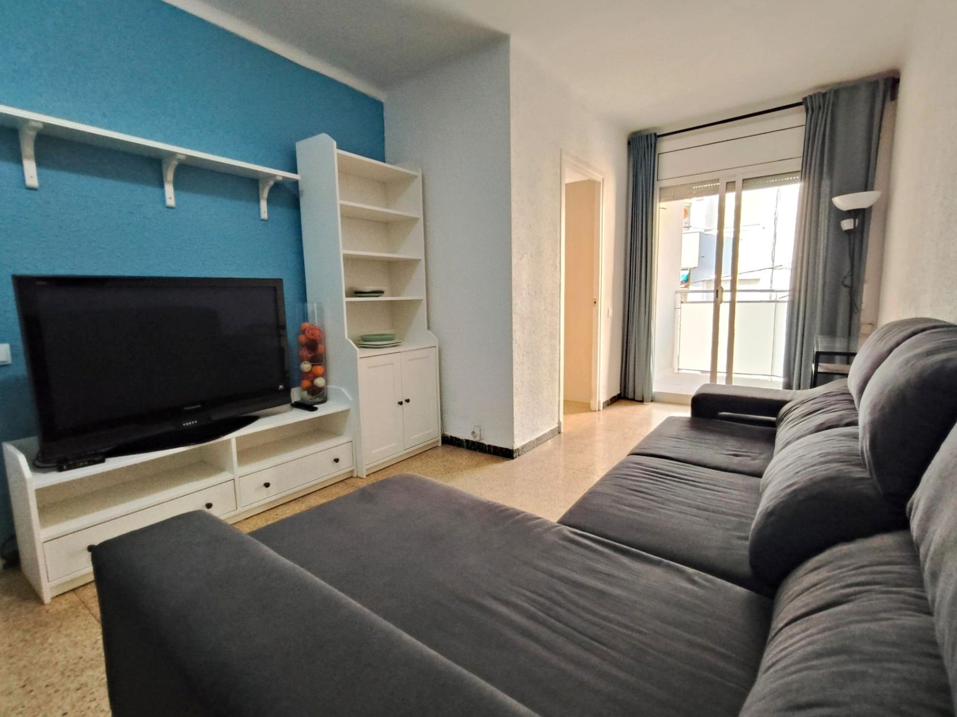 Sala d'estar de Pis en venda en Terrassa amb Terrassa, Moblat i Forn