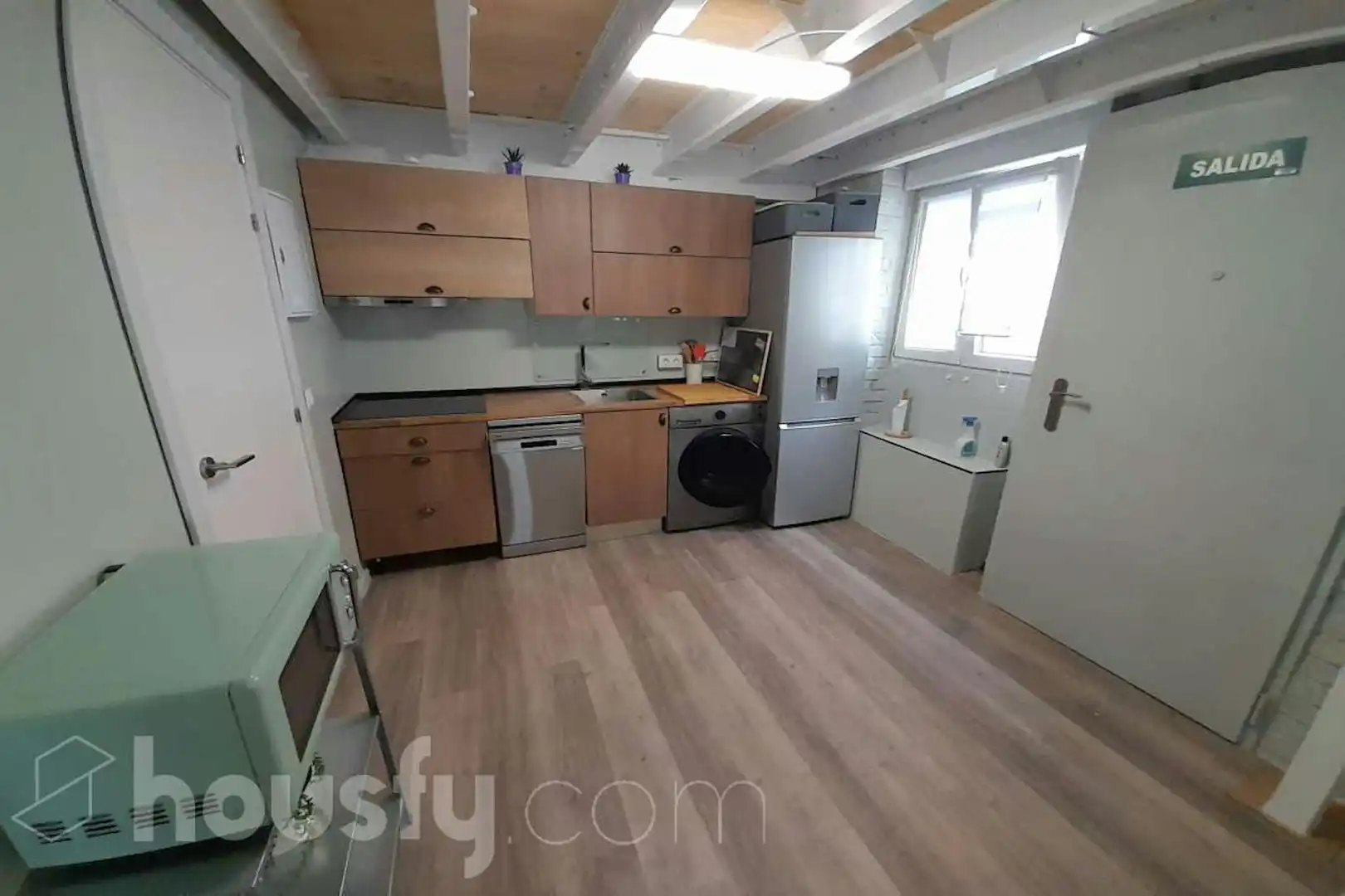 Kitchen of Flat for rent in Madrid  with Air Conditioner, Heating and Furnished