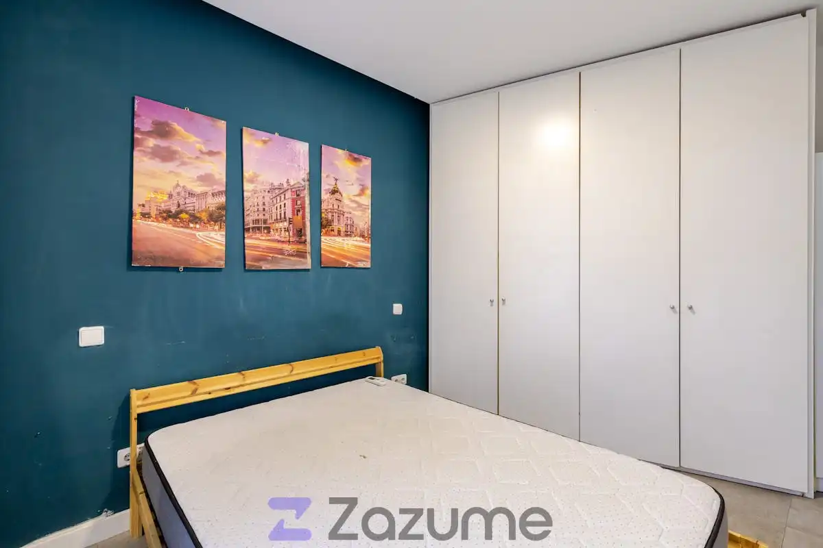 Bedroom of Flat for rent in Madrid  with Air Conditioner, Terrace and Furnished