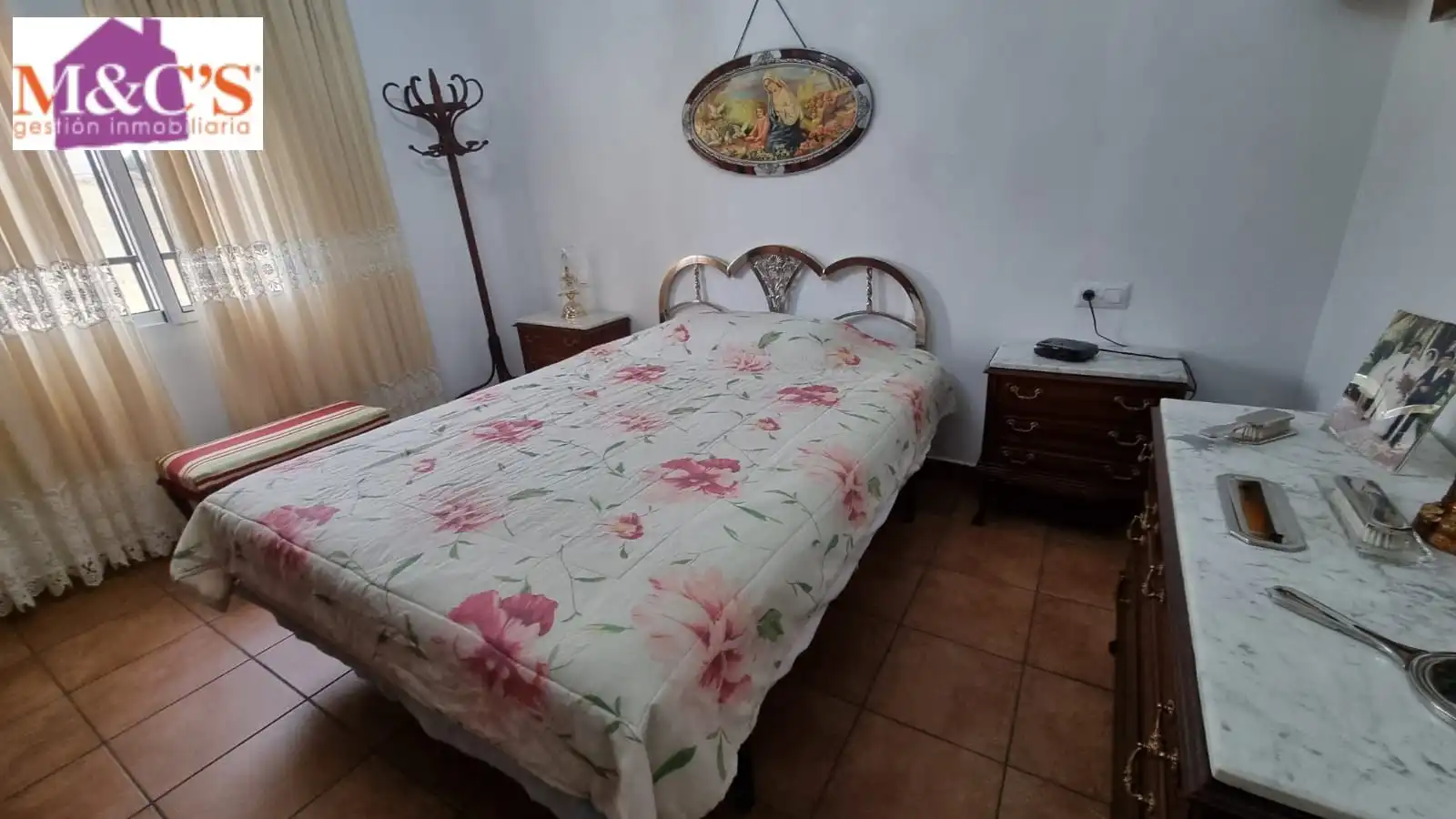 Bedroom of Houses for sale in Hinojosas de Calatrava  with Air Conditioner, Heating and Private garden