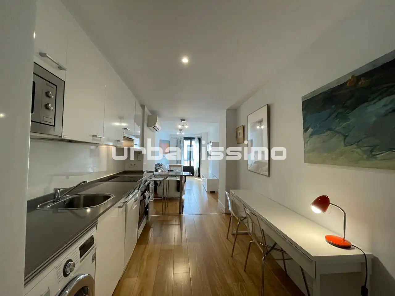 Vista exterior de Apartamento de alquiler en Madrid con Aire acondicionado, Calefacción y Amueblado