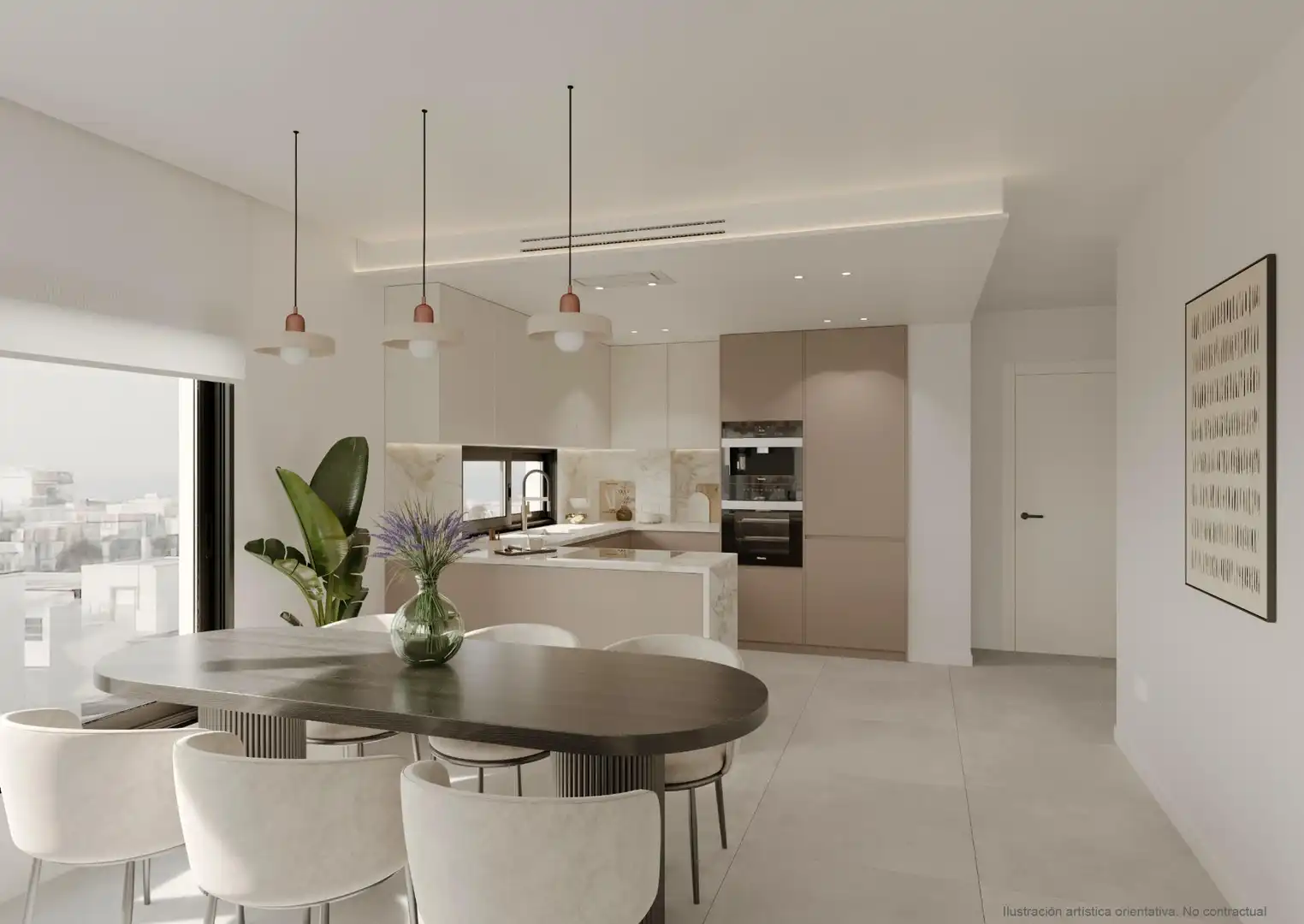 Cocina de Ático en venta en Santa Pola con Aire acondicionado, Calefacción y Terraza