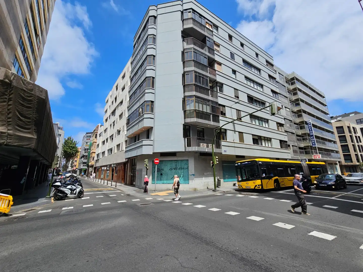 Vista exterior de Piso de alquiler en Las Palmas de Gran Canaria con Aire acondicionado, Parquet y Balcón