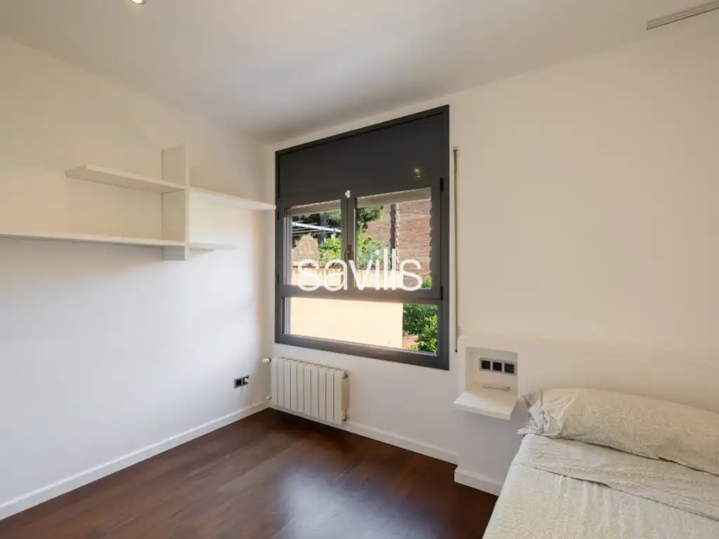 Schlafzimmer von Haus oder Chalet zur Miete in Barcelona mit Privatgarten und Schwimmbad
