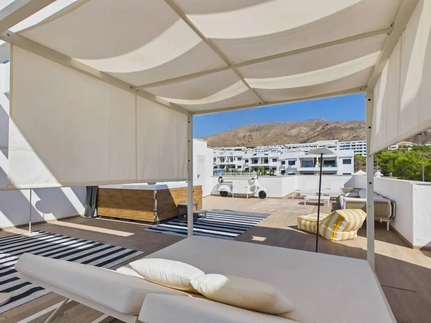 Terraza de Casa o chalet de alquiler en Finestrat