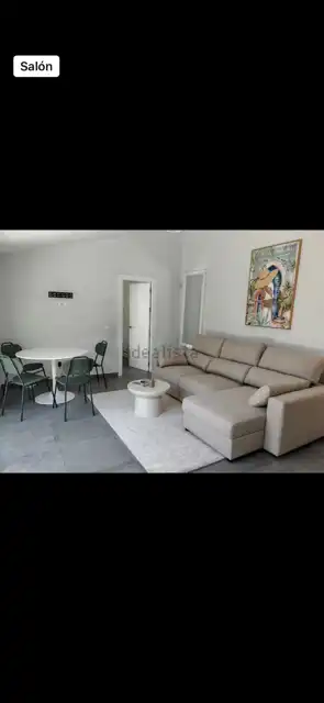 Sala de estar de Casa o chalet de alquiler en Estepona con Aire acondicionado, Jardín privado y Terraza
