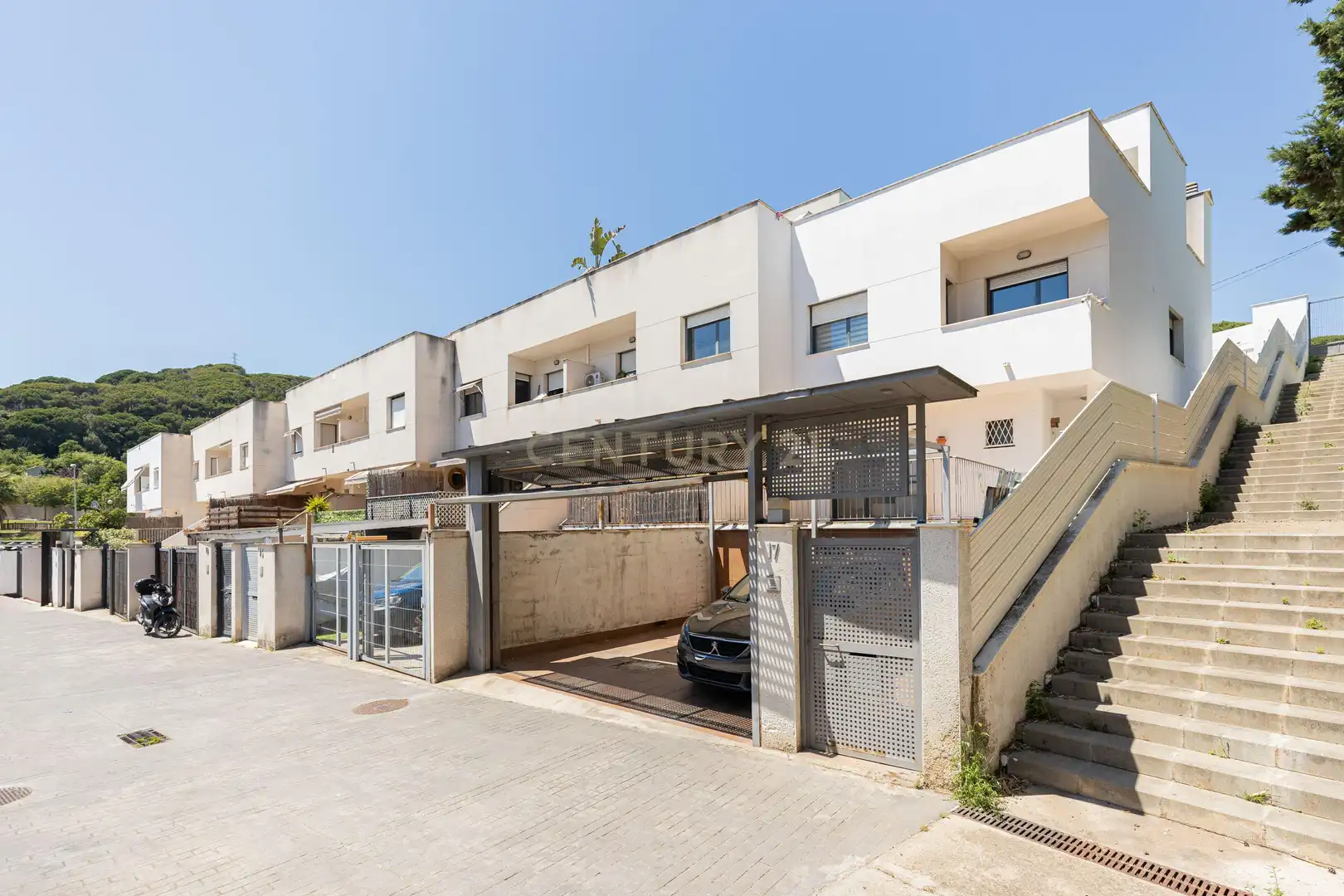 Außenansicht von Haus oder Chalet zum Verkauf in Canet de Mar mit Abstellraum, Schwimmbad und Ofen