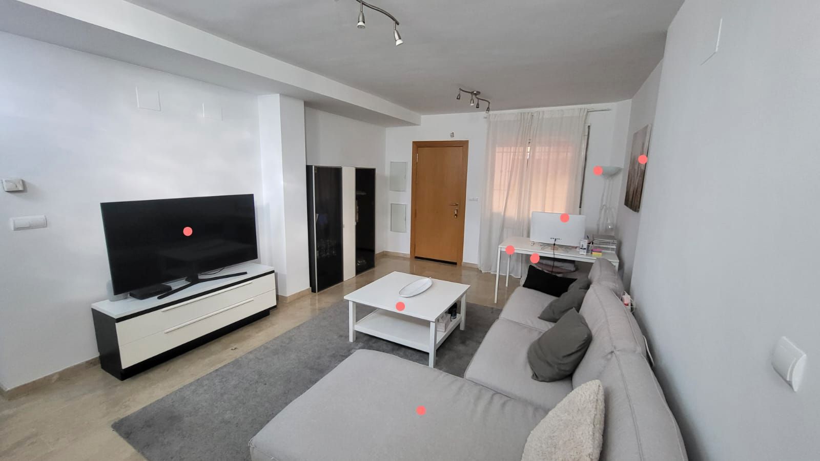 Sala d'estar de Pis de lloguer en Maracena amb Aire condicionat, Calefacció i Moblat