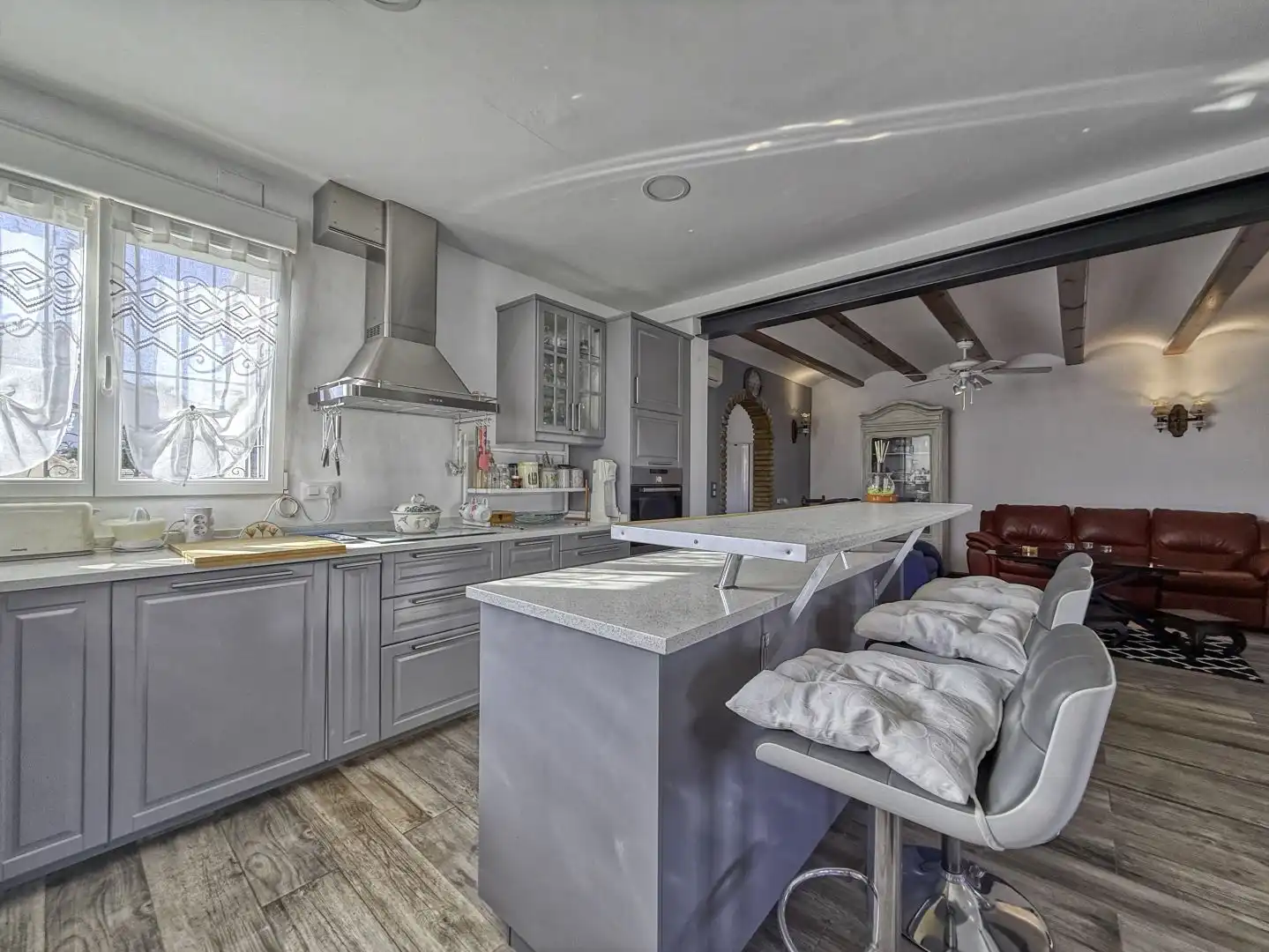 Kitchen of Houses for sale in Els Poblets  with Air Conditioner, Heating and Terrace