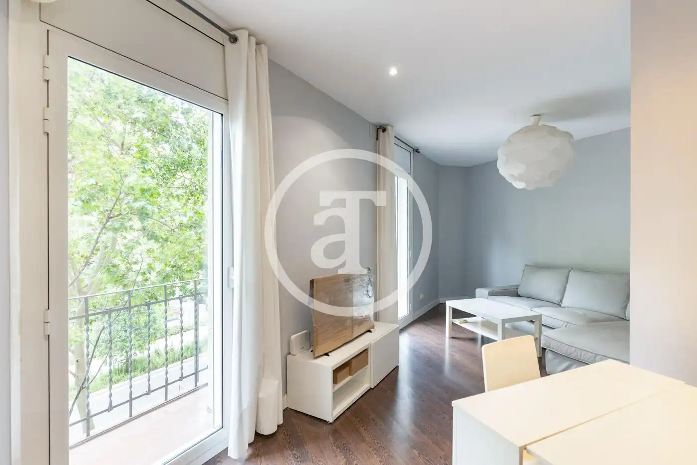 Exterior view of Flat for rent in  Barcelona Capital  with Air Conditioner, Heating and Furnished
