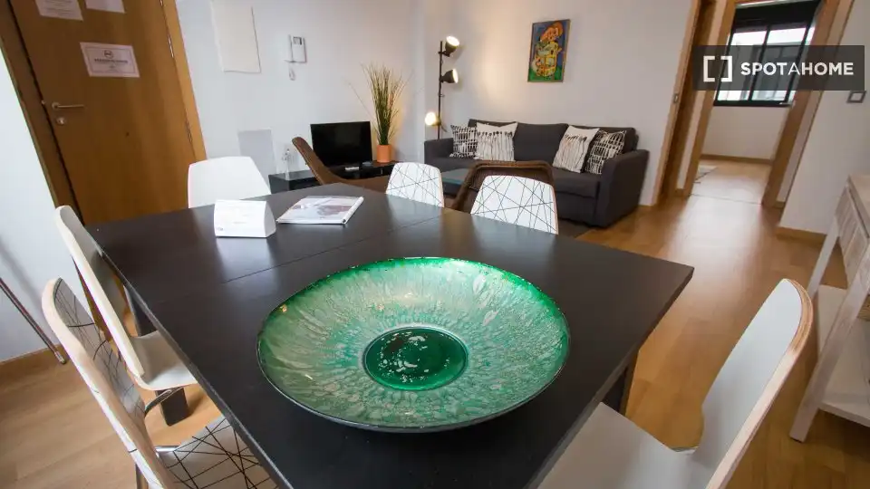Sala d'estar de Apartament per a compartir en Málaga amb Aire condicionat, Calefacció i Terrassa