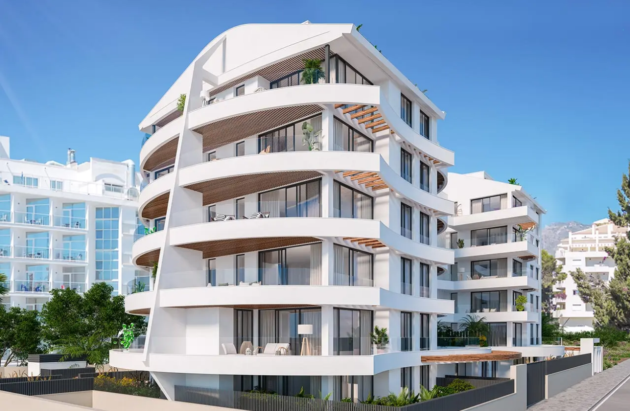 Vista exterior de Apartament en venda en Benalmádena amb Aire condicionat, Calefacció i Terrassa