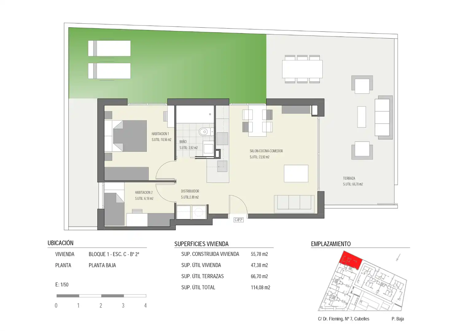 Planta baja en venta en Cubelles con Aire acondicionado, Calefacción y Jardín privado
