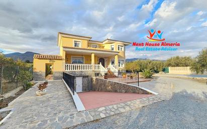 Exterior view of House or chalet for sale in Olula del Río  with Terrace, Swimming Pool and Balcony