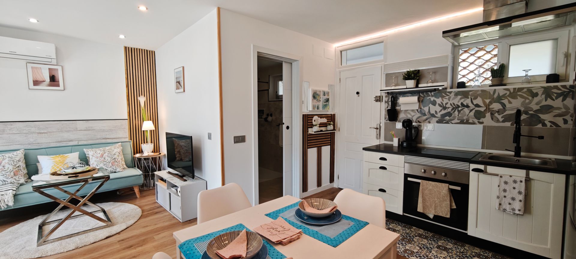 Sala de estar de Apartamento en venta en Calvià con Aire acondicionado, Amueblado y Horno