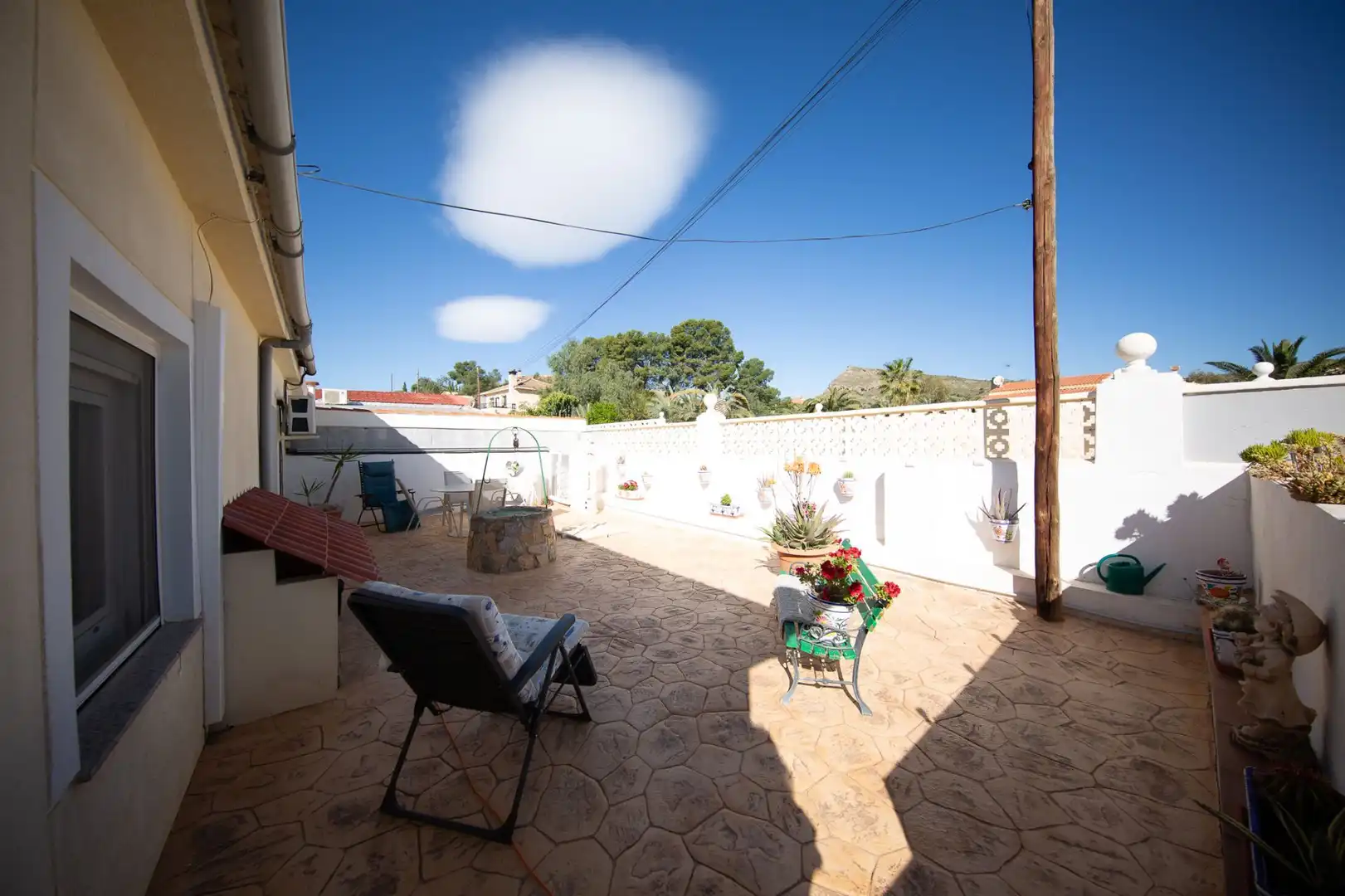 Terrassa de Casa o xalet en venda en Mutxamel amb Aire condicionat, Calefacció i Jardí privat