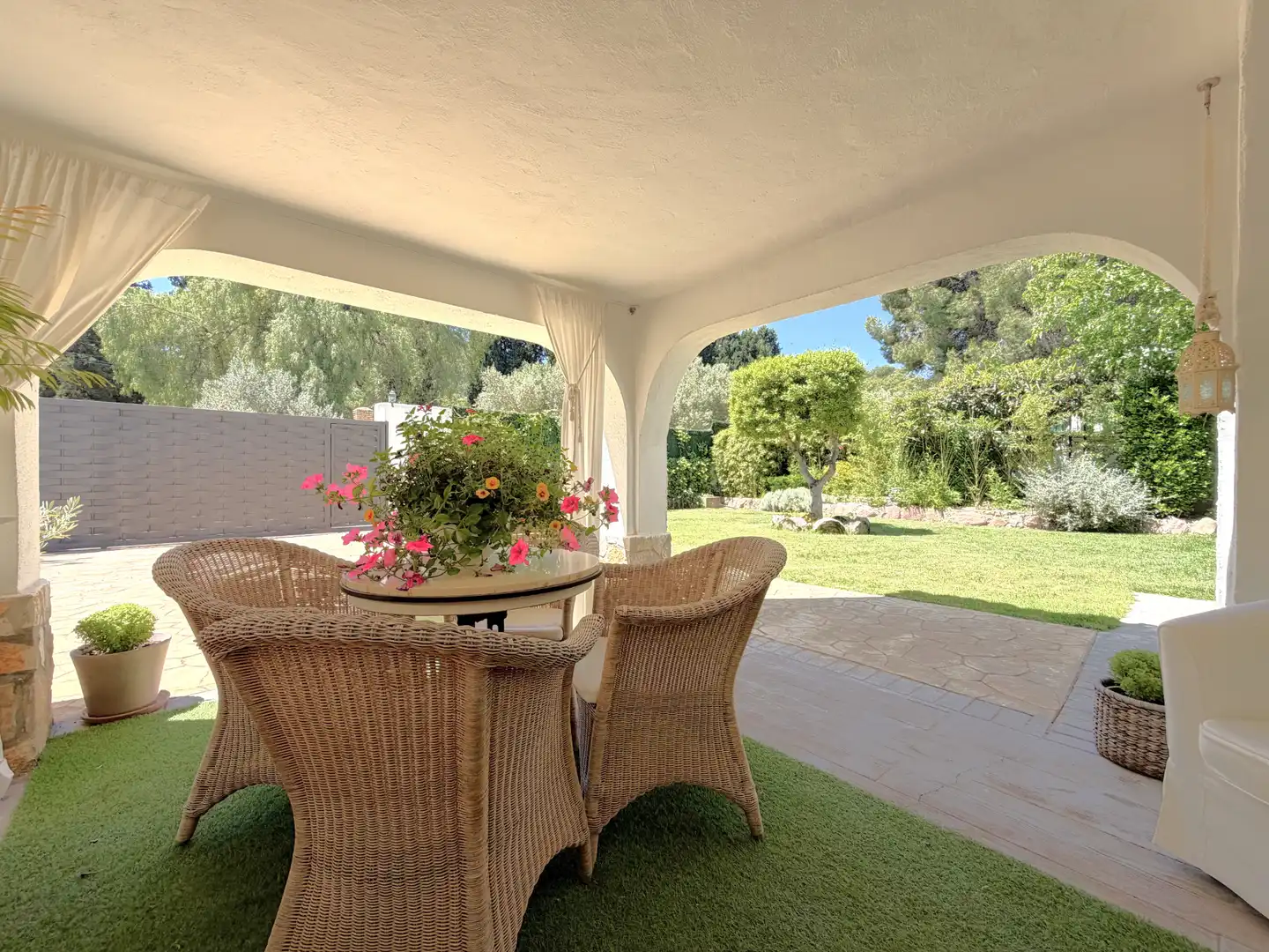 Terrassa de Casa o xalet en venda en Náquera amb Aire condicionat, Jardí privat i Terrassa
