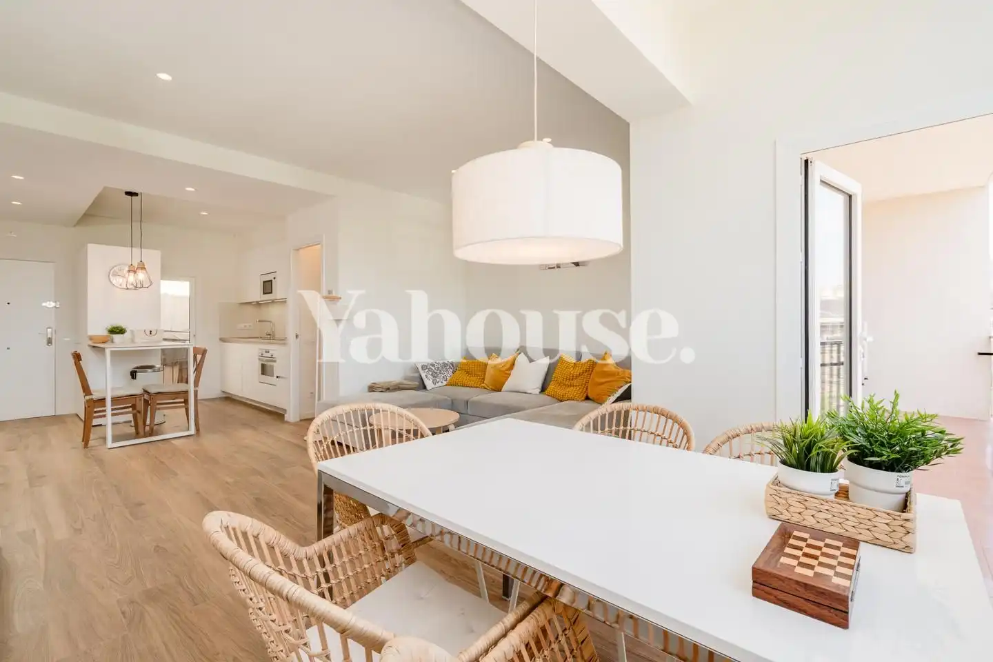 Sala de estar de Piso en venta en Barcelona con Aire acondicionado, Calefacción y Parquet