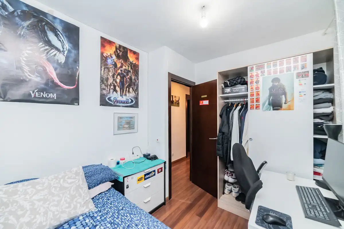 Schlafzimmer von Wohnung zum Verkauf in Fuenlabrada mit Klimaanlage, Heizung und Möbliert
