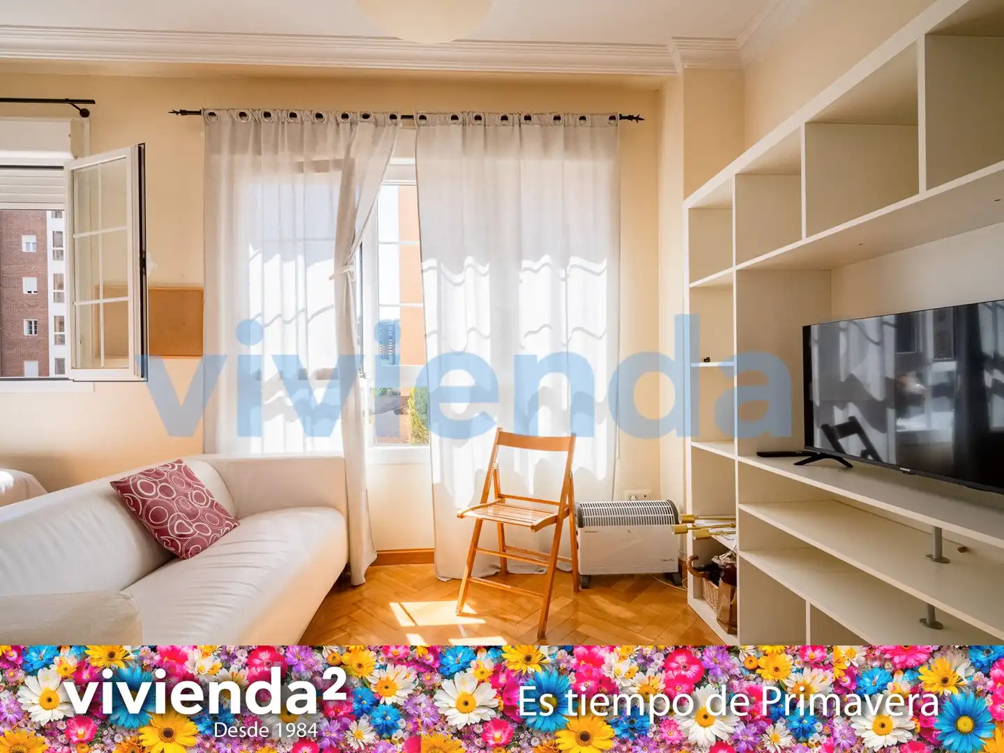 Sala de estar de Piso en venta en  Madrid Capital con Aire acondicionado, Calefacción y Trastero