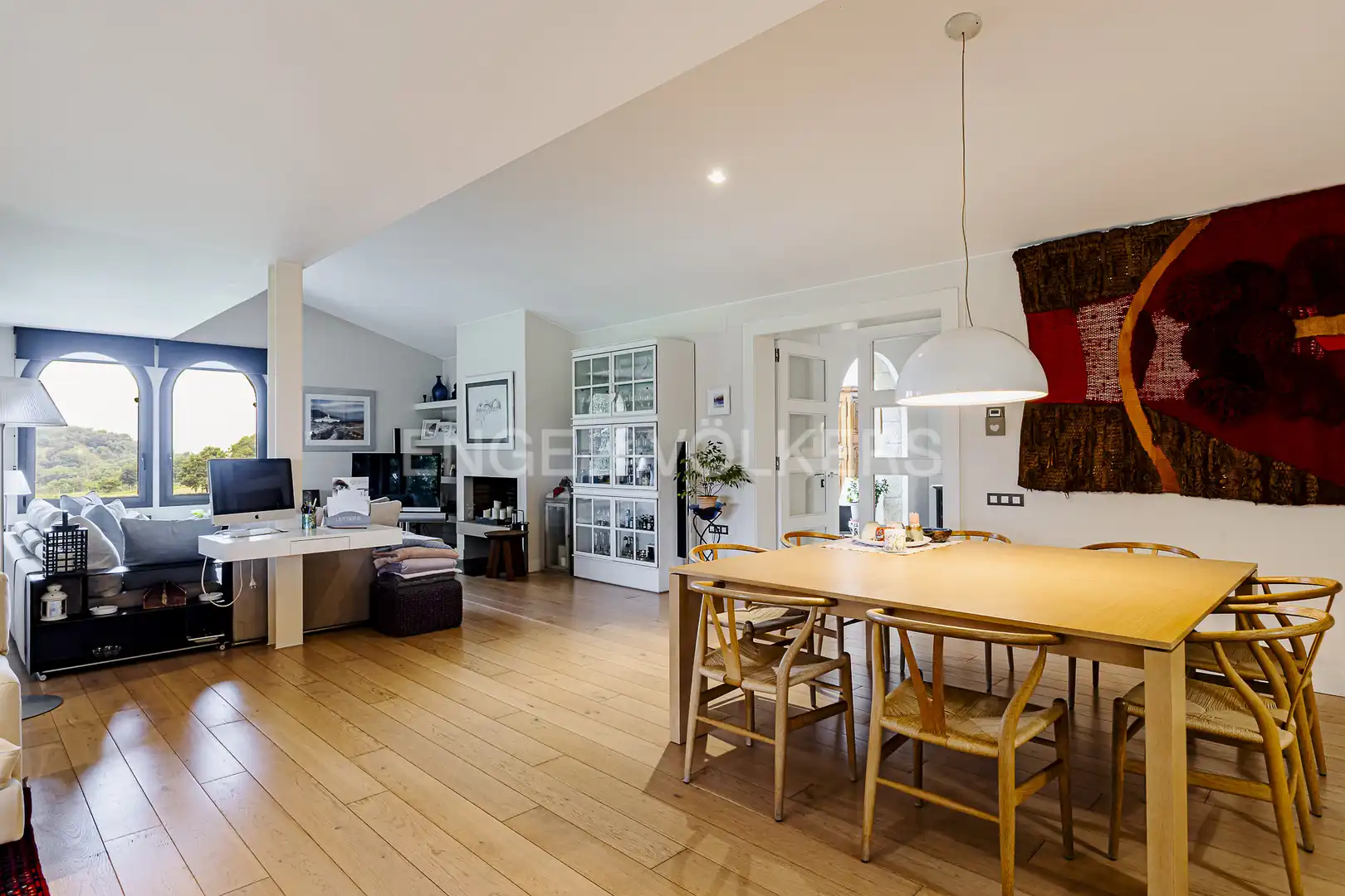 Esszimmer von Country house zum Verkauf in Torelló mit Klimaanlage, Heizung und Privatgarten