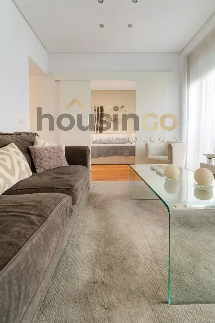 Wohnzimmer von Wohnung zum Verkauf in Madrid mit Klimaanlage, Heizung und Parkett