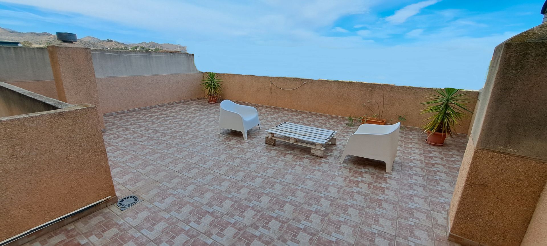 Terraza de Piso de alquiler en Málaga Capital con Aire acondicionado, Terraza y Amueblado