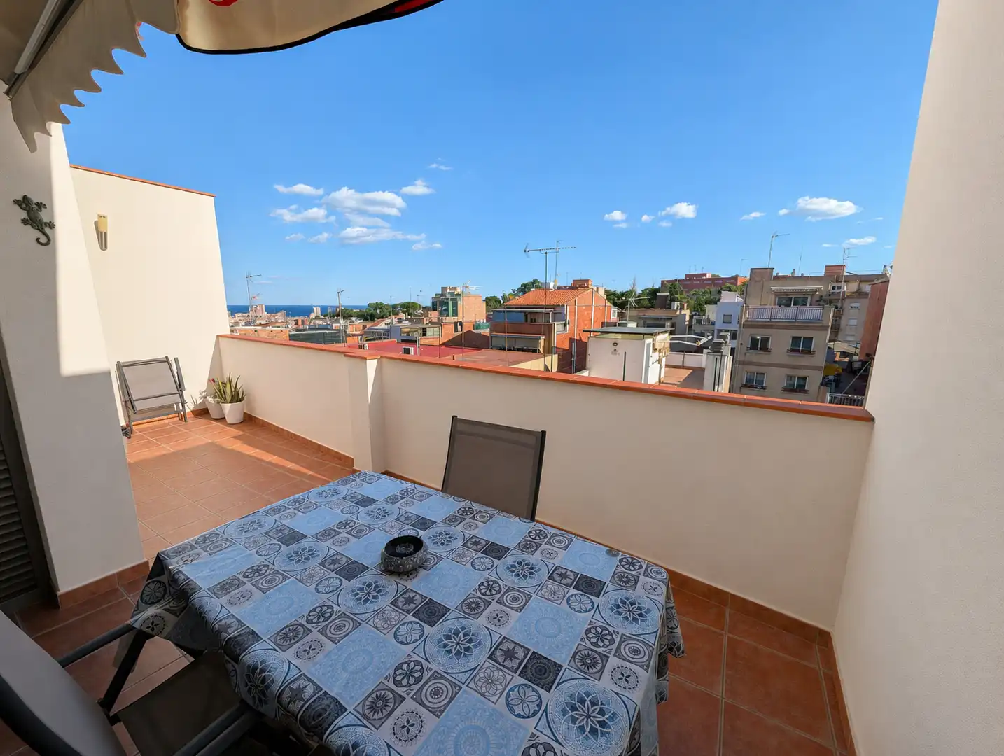 Terraza de Casa adosada en venta en Badalona con Parquet, Terraza y Trastero