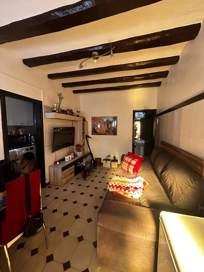 Sala d'estar de Casa o xalet en venda en L'Hospitalet de Llobregat