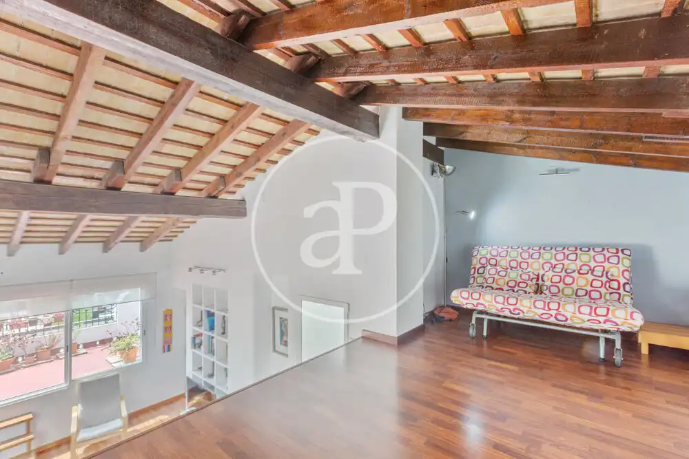 Sala de estar de Ático en venta en Valencia con Aire acondicionado, Calefacción y Terraza